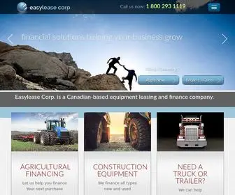 Easylease.ca(Finance company) Screenshot