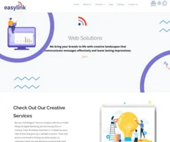 Easylinkindia.com(Creative web presence mixed with a right digital marketing efforts will grow your business) Screenshot
