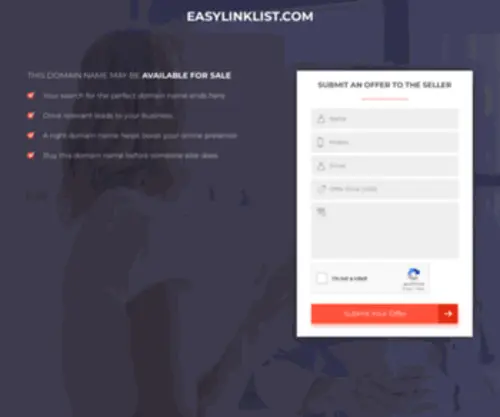 Easylinklist.com(EasyLinkList Directory) Screenshot