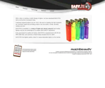 Easylite.eu.com(Easylite offers first child safety lighters which) Screenshot