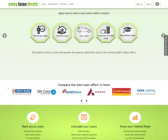 Easyloandeals.com(Apply for Loans in India) Screenshot