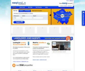 Easylondonaccommodation.com(Flats in london) Screenshot