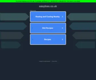 Easyloss.co.uk(Easyloss) Screenshot