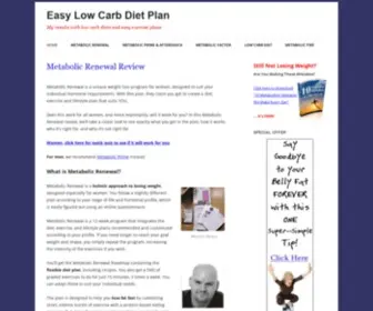 Easylowcarbdietplan.com(Easy Low Carb Diet Plan) Screenshot