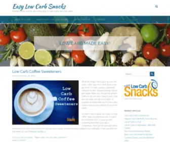 Easylowcarbsnacks.com(Easylowcarbsnacks) Screenshot