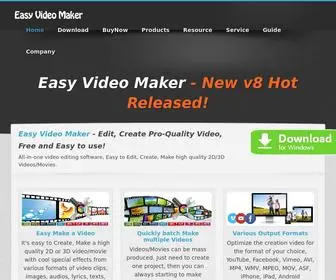 Easymakevideo.com(Easy Video Maker) Screenshot