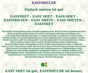 Easymiet.de(Spülmobil) Screenshot