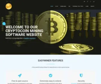 Easyminer.net(Bitcoin mining software) Screenshot