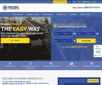 Easymix-Concrete.co.uk(EasyMix Concrete Ltd) Screenshot