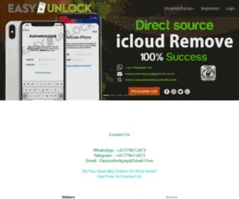 Easymobileunlock.com(Easy Mobile Unlock) Screenshot