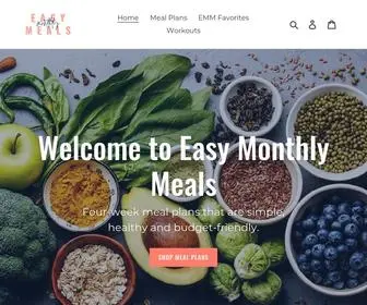 Easymonthlymeals.com(Easy Monthly Meals) Screenshot