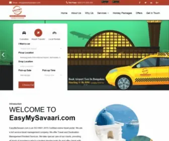 Easymysavaari.com(Book Bangalore Airport Taxi) Screenshot