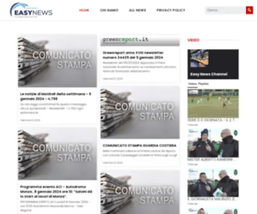 Easynewsweb.com(Direttore Maurizio Zini) Screenshot