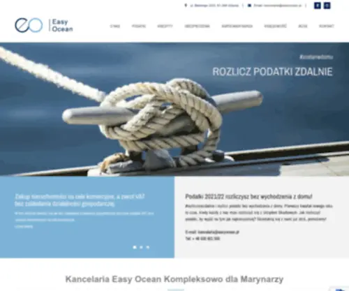 Easyocean.pl(Kancelaria Easy Ocean) Screenshot