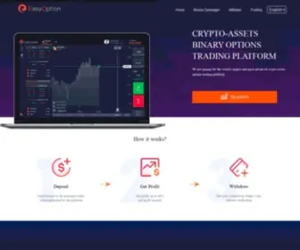Easyoption.io(The Top Crypto) Screenshot