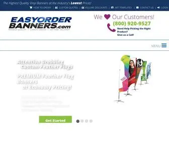 Easyorderbanners.com(Custom Banners & Signs) Screenshot