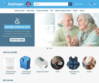 Easyoxygen.com.au(Portable Home Oxygen Concentrator Supplier) Screenshot