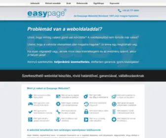 Easypage.hu Screenshot