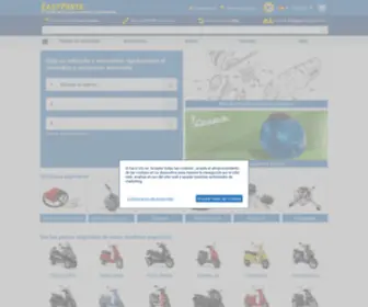 Easyparts-Recambios.es(Tienda de recambios y accesorios para moto en Internet. Envíos a toda Europa) Screenshot