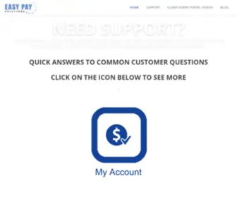 Easypaysupport.com(Easy Pay) Screenshot