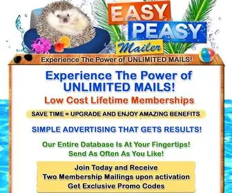 Easypeasymailer.com(Easy Peasy Mailer) Screenshot