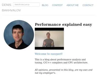 Easyperf.net(Denis Bakhvalov) Screenshot