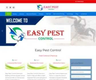 Easypestcontrol.in(Pest-oo Control Tamilnadu Branch) Screenshot