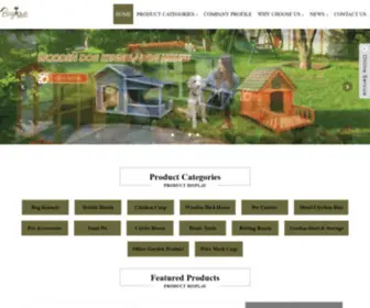 Easypetgarden.com(Wooden pet Cages & Garden Furniture Factory) Screenshot