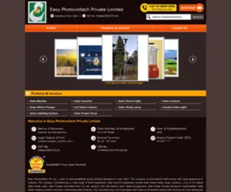 Easyphotovoltech.com(Easy Photovoltech Private Limited) Screenshot