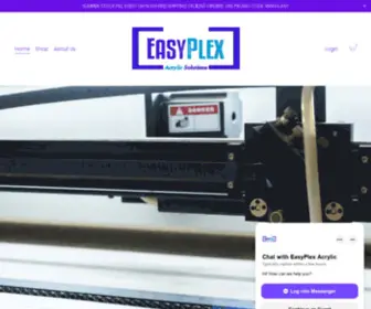 Easyplex.ca(EasyPlex Canadian Cast Acrylic Solutions and Laser) Screenshot