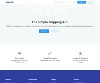 Easypost.com(The Simple Shipping API) Screenshot