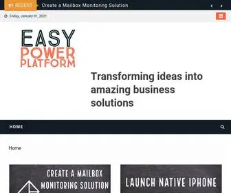 Easypowerplatform.com(Easy Power Platform) Screenshot