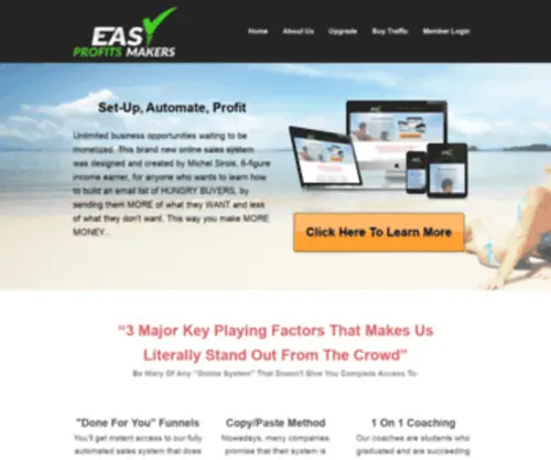 Easyprofitsmakers.com(Easy Profits Makers) Screenshot