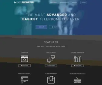 Easyprompter.com(Teleprompter) Screenshot