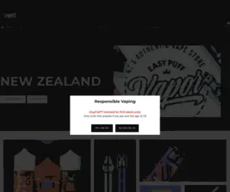 Easypuff.co.nz(Helping You Quit Smoking Through Vaping) Screenshot