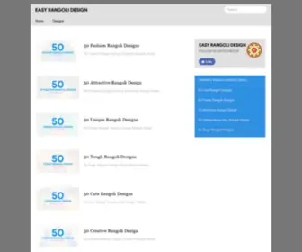 Easyrangolidesign.com(Database of 13000+ Rangoli Designs (Rangoli Ideas)) Screenshot