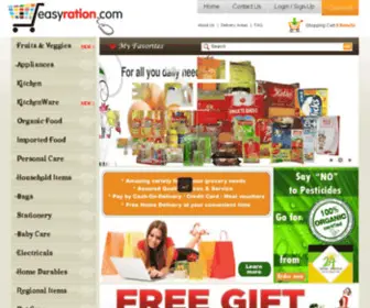 Easyration.com(Online Grocery Shopping Delhi Gurgaon Noida NCR) Screenshot