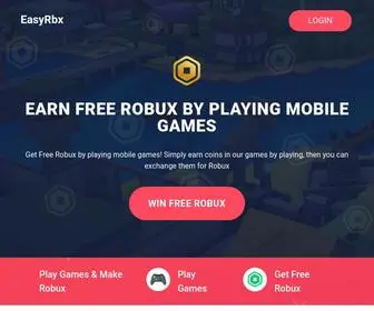 Easyrbx.com(Get Free Robux Instantly) Screenshot