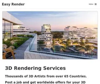 Easyrender.com(3D Rendering Services) Screenshot