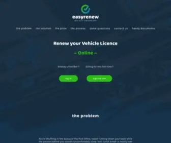 Easyrenew.co.za(Get the jump on car licence renewals) Screenshot