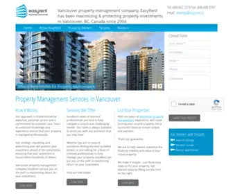 Easyrent.ca(Vancouver Property Management Company EasyRent) Screenshot