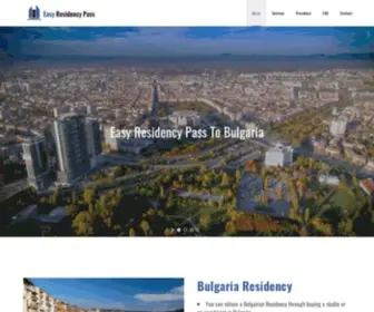 Easyresidencypass.com(Residency in Bulgaria) Screenshot