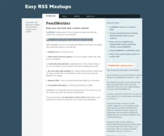 Easyrssmashups.com(Easy RSS Mashups) Screenshot