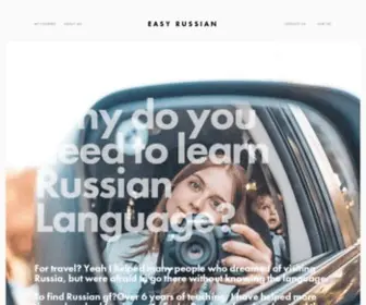 Easyrussianclub.com(Easy Russian) Screenshot