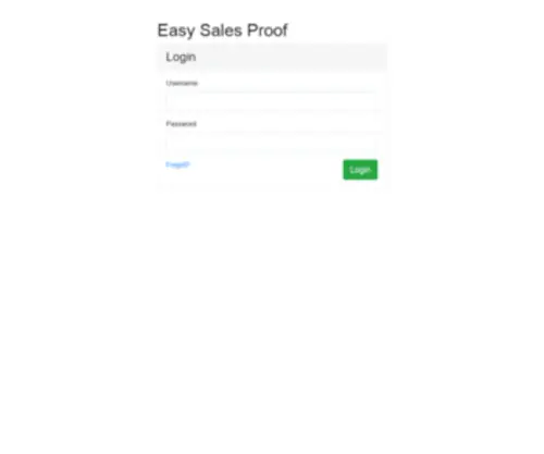 Easysalesproof.com(Easy Sales Proof) Screenshot
