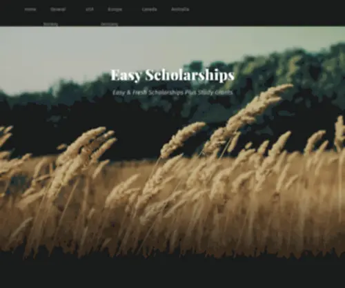 Easyscholarships.info(Easy Scholarships) Screenshot