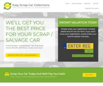 Easyscrapcarcollections.com(Scrap My Car) Screenshot