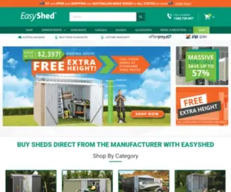 Easyshed.com.au(Garden Sheds) Screenshot