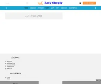 Easyshoply.com(Buy online from millions of products in stock. Free delivery from 30$. Your items at low prices) Screenshot