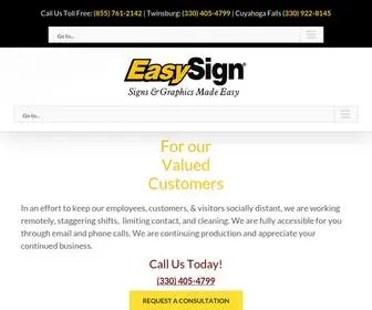 Easysigngroup.com(Easy Sign Group) Screenshot